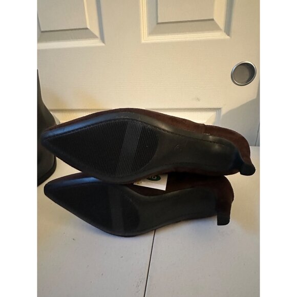 Universal Thread Women’s Taylor Kitten Heel Ankle Boots Dark Brown size 10 NWT - Picture 8 of 8